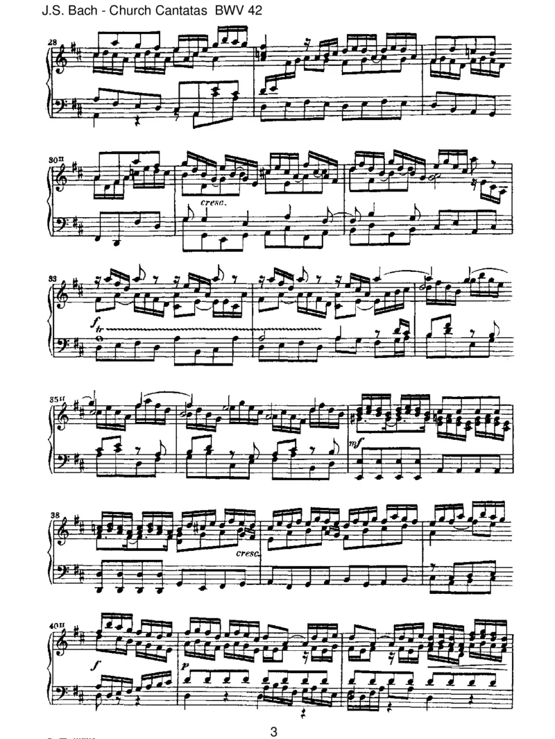 BWV42AmAbendaberdesselbigenSabbats_一万首著名钢琴曲谱哈农贝多芬合集视频教学电子版高清无水印可打印_1古典钢琴知名音乐家谱_巴赫钢琴谱全集_J.S巴赫作品全集