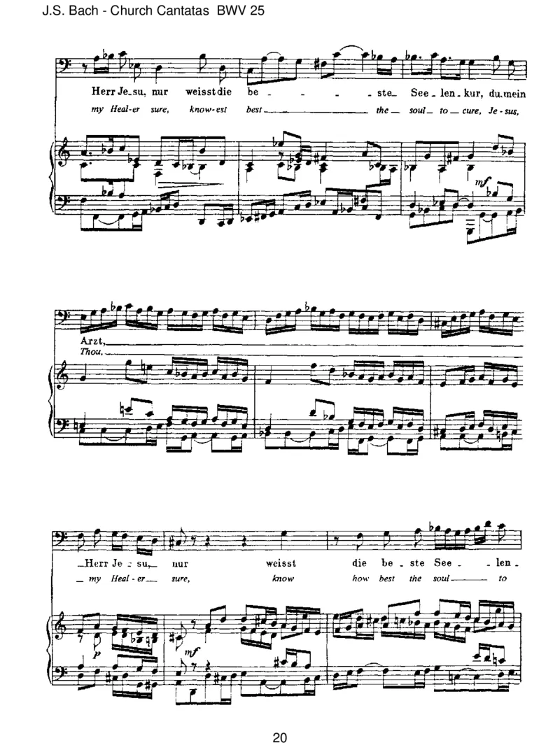 BWV25EsistnichtsGesundesanmeinemLeibe_一万首著名钢琴曲谱哈农贝多芬合集视频教学电子版高清无水印可打印_1古典钢琴知名音乐家谱_巴赫钢琴谱全集_J.S巴赫作品全集