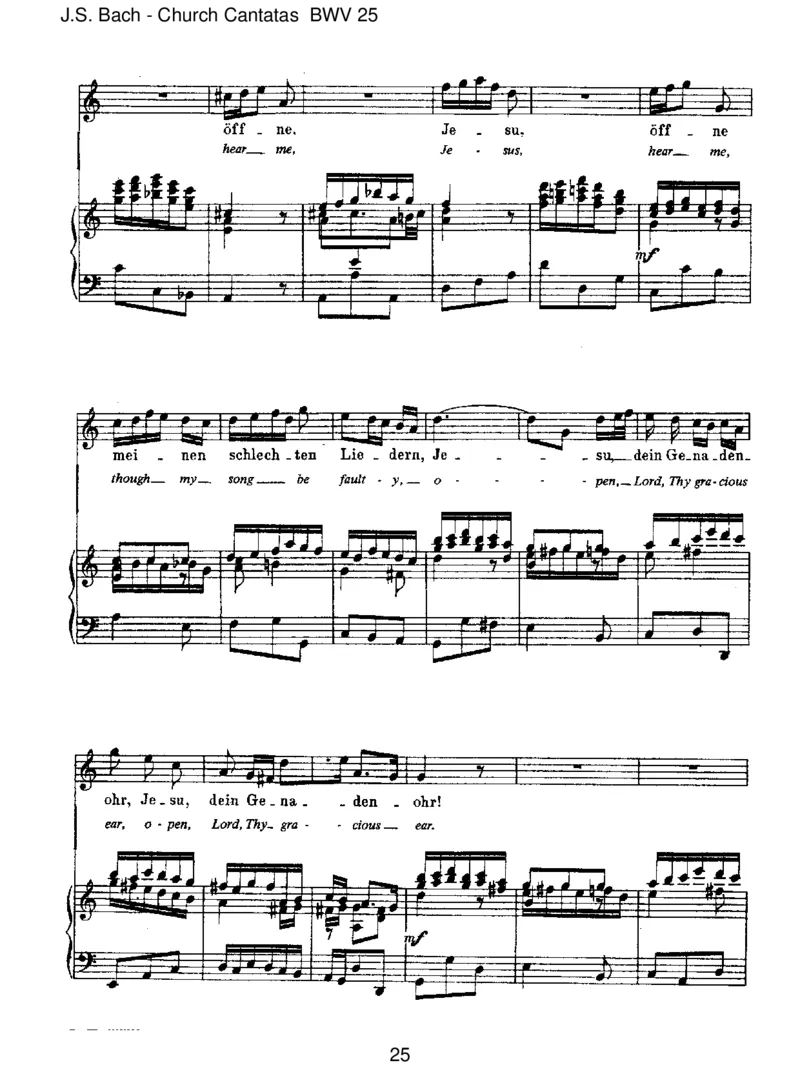 BWV25EsistnichtsGesundesanmeinemLeibe_一万首著名钢琴曲谱哈农贝多芬合集视频教学电子版高清无水印可打印_1古典钢琴知名音乐家谱_巴赫钢琴谱全集_J.S巴赫作品全集