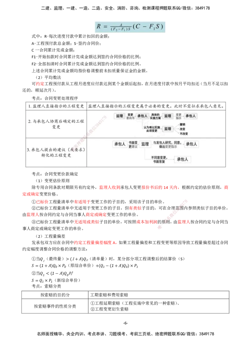 DL-水利控制-考前七页纸_监理工程师_2025监理工程师_2025年监理工程师SVIP_2025年监理水利控制SVIP_05-考前密训✿央企特训✿机构普押_15-水利控制《考前七页纸》DL
