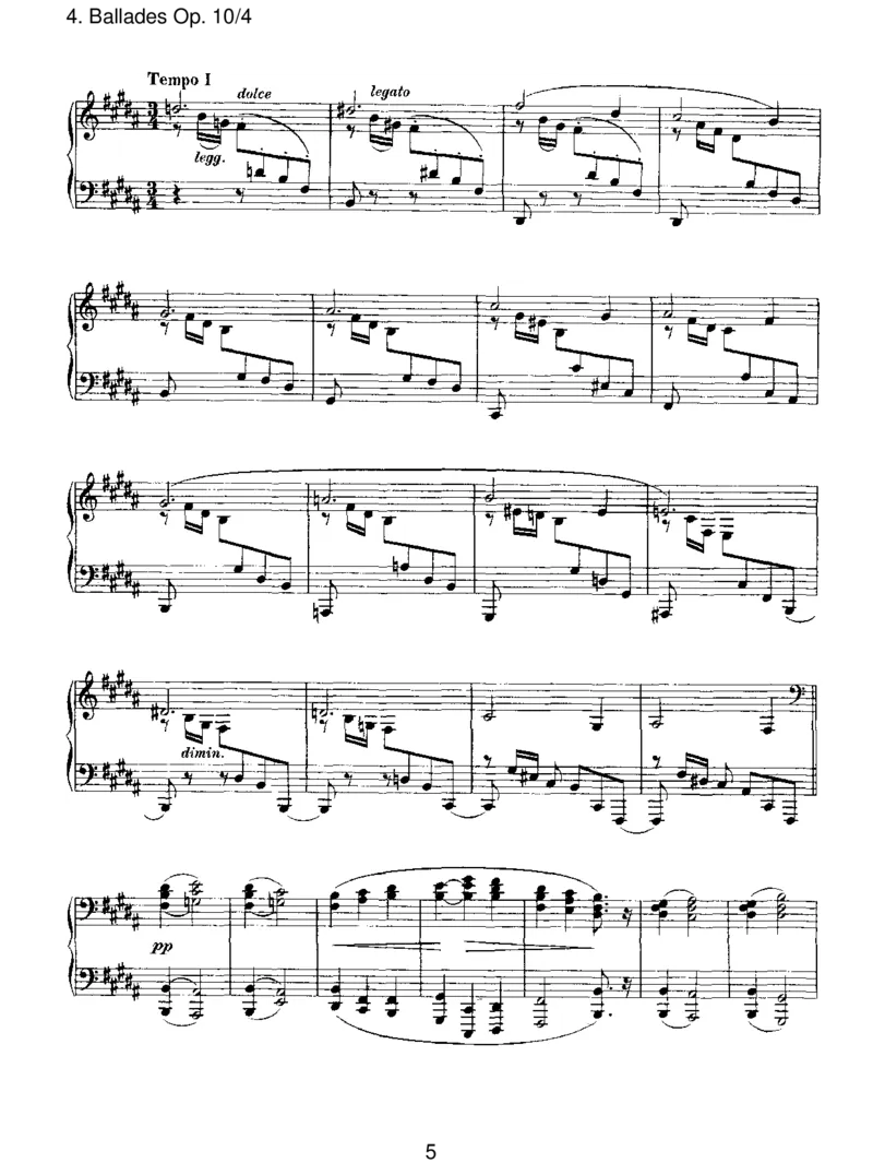 BalladesOp.10_4_一万首著名钢琴曲谱哈农贝多芬合集视频教学电子版高清无水印可打印_1古典钢琴知名音乐家谱_勃拉姆斯钢琴谱全集_III.ShorterWorks_FourBalladesOp.10