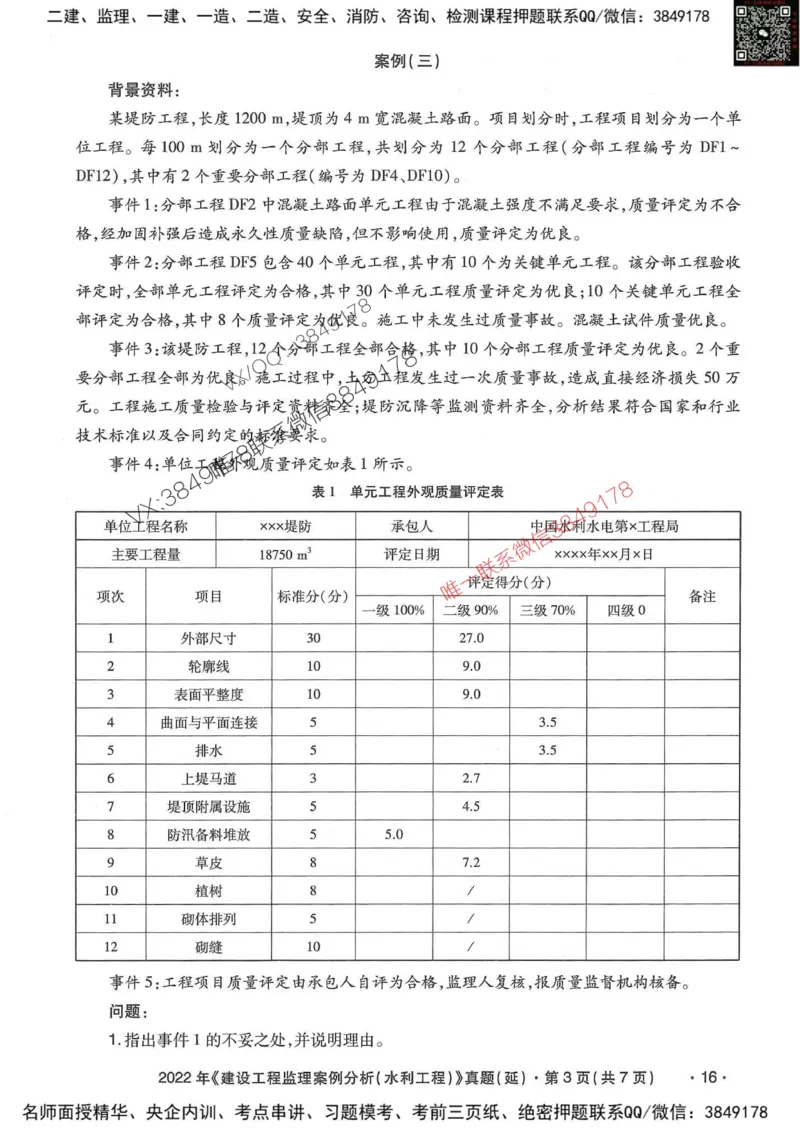 25监理水利案例-近5年真题详解_监理工程师_2025监理工程师_2025年监理工程师SVIP_2025年监理水利案例SVIP_05-考前密训✿央企特训✿机构普押