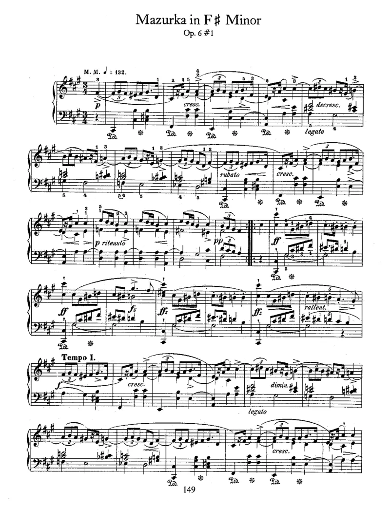 4Mazurkas,Op6_一万首著名钢琴曲谱哈农贝多芬合集视频教学电子版高清无水印可打印_1古典钢琴知名音乐家谱_肖邦钢琴谱全集_马祖卡