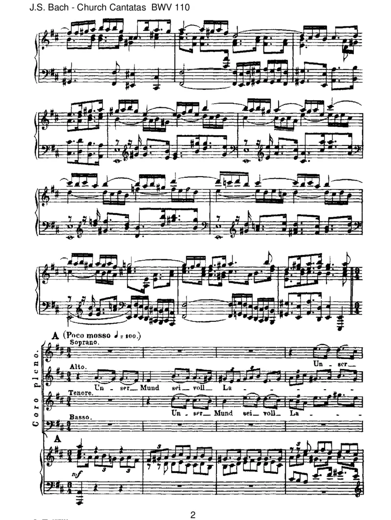 BWV110UnserMundseivollLachens_一万首著名钢琴曲谱哈农贝多芬合集视频教学电子版高清无水印可打印_1古典钢琴知名音乐家谱_巴赫钢琴谱全集_J.S巴赫作品全集_JohannSebastianBach(1685-1750)巴赫