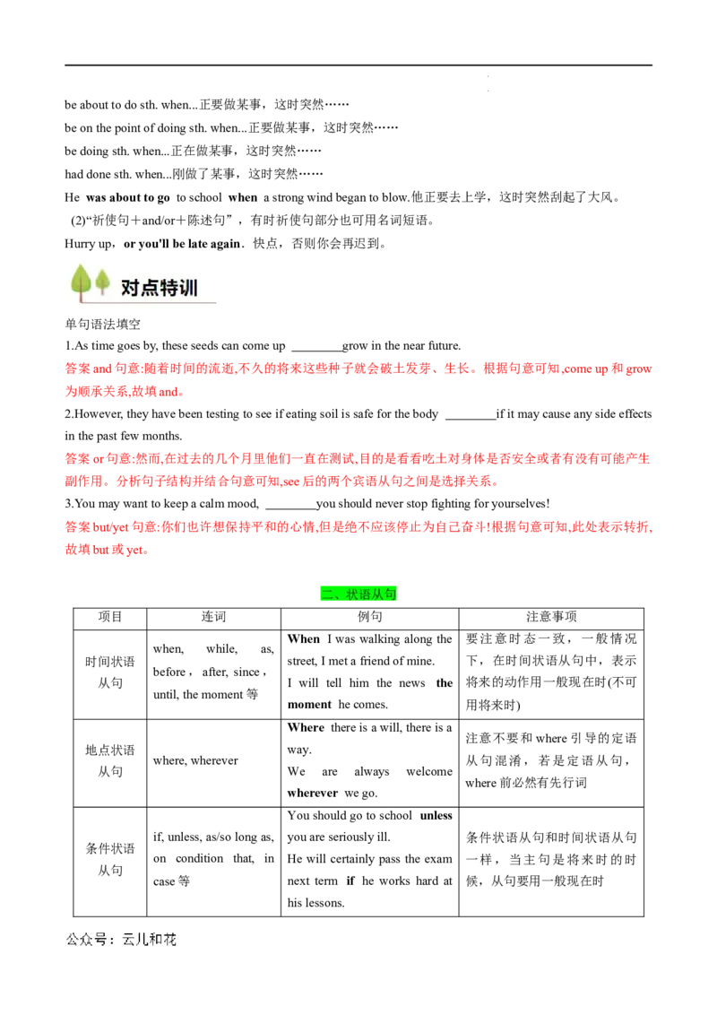 衔接点03介词、连词（初高考点差异及衔接）（解析版）_2024-2025高一（7-7月题库）_2024年7月试卷