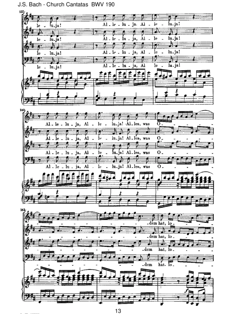 BWV190SingetdemHerrneinneuesLied!(incomplete)_一万首著名钢琴曲谱哈农贝多芬合集视频教学电子版高清无水印可打印_1古典钢琴知名音乐家谱_巴赫钢琴谱全集_J.S巴赫作品全集
