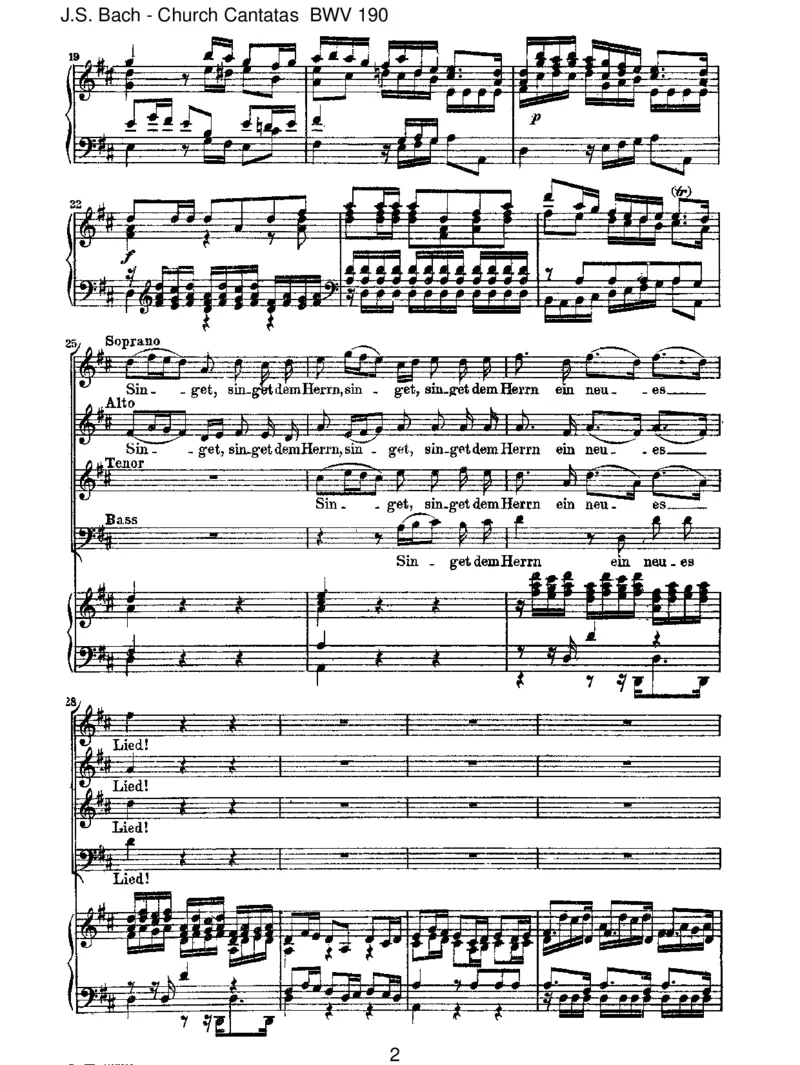 BWV190SingetdemHerrneinneuesLied!(incomplete)_一万首著名钢琴曲谱哈农贝多芬合集视频教学电子版高清无水印可打印_1古典钢琴知名音乐家谱_巴赫钢琴谱全集_J.S巴赫作品全集