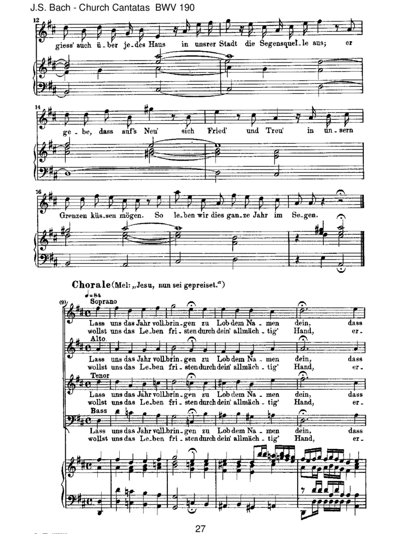 BWV190SingetdemHerrneinneuesLied!(incomplete)_一万首著名钢琴曲谱哈农贝多芬合集视频教学电子版高清无水印可打印_1古典钢琴知名音乐家谱_巴赫钢琴谱全集_J.S巴赫作品全集