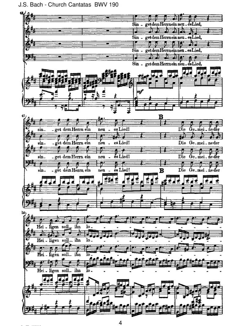 BWV190SingetdemHerrneinneuesLied!(incomplete)_一万首著名钢琴曲谱哈农贝多芬合集视频教学电子版高清无水印可打印_1古典钢琴知名音乐家谱_巴赫钢琴谱全集_J.S巴赫作品全集