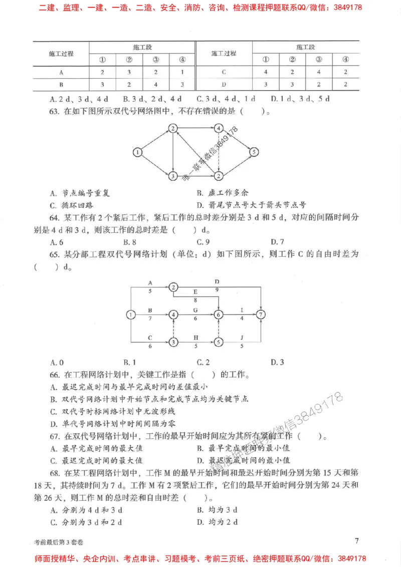 25年监理土建控制-官方考前3套卷JGS推荐_监理工程师_2025监理工程师_2025年监理工程师SVIP_2025年监理土建控制SVIP_05-考前密训✿央企特训✿机构普押