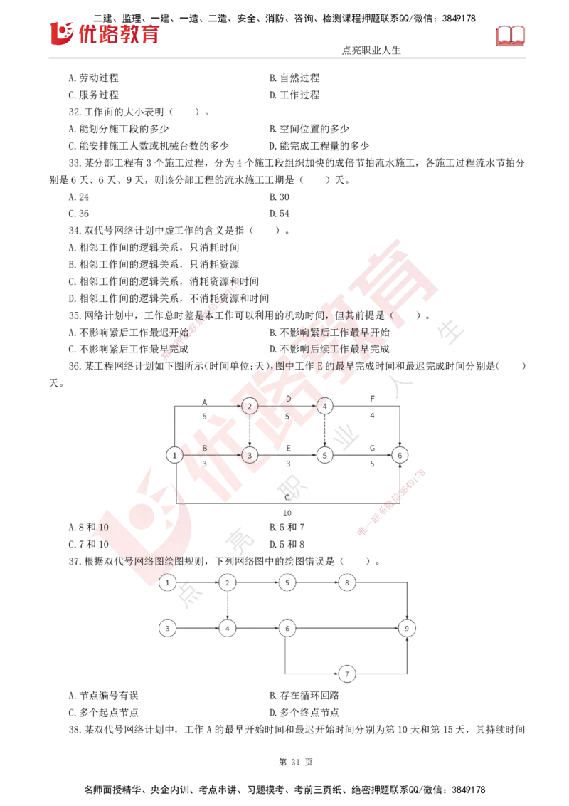 25监理《控制（交通）》经典甄题详解（打印版）_监理工程师_2025监理工程师_2025年监理工程师SVIP_2025年监理交通控制SVIP_03-习题精析✿实战特训✿模考通关_讲义