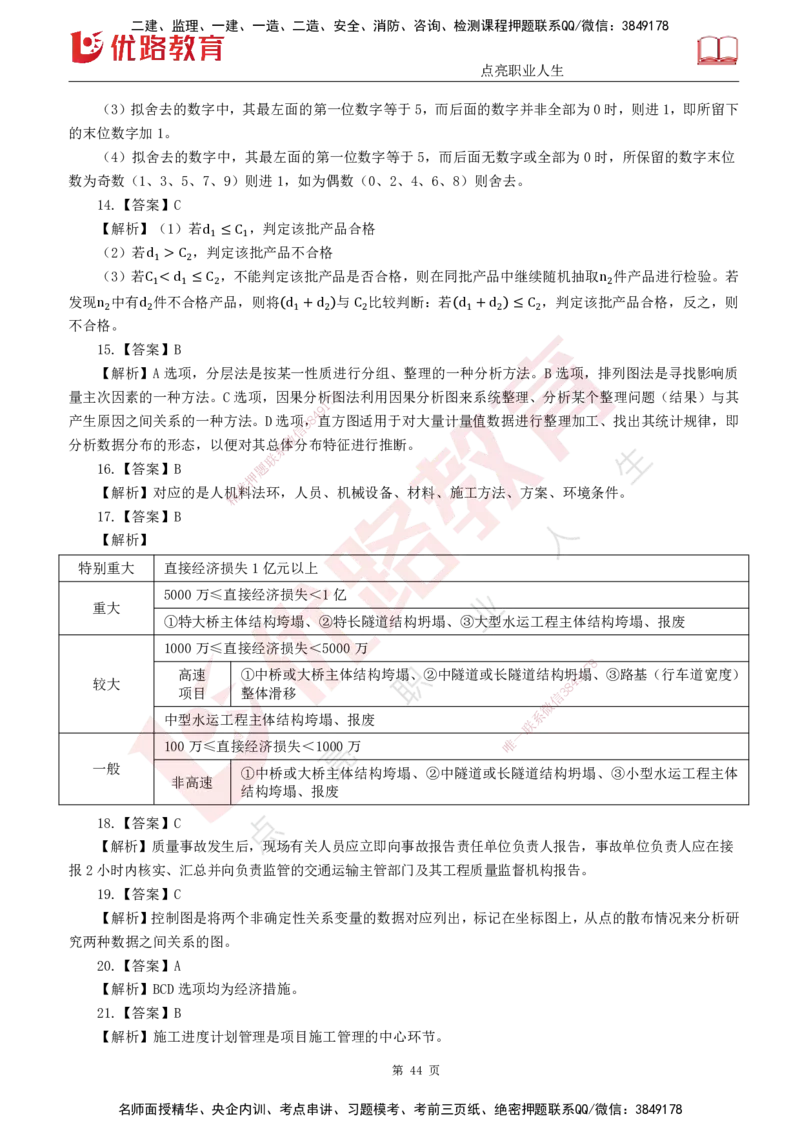 25监理《控制（交通）》经典甄题详解（打印版）_监理工程师_2025监理工程师_2025年监理工程师SVIP_2025年监理交通控制SVIP_03-习题精析✿实战特训✿模考通关_讲义