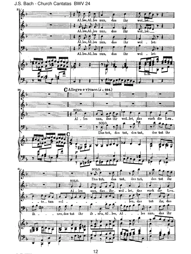 BWV24Einungef_rbtGem&uuml;te_一万首著名钢琴曲谱哈农贝多芬合集视频教学电子版高清无水印可打印_1古典钢琴知名音乐家谱_巴赫钢琴谱全集_J.S巴赫作品全集_JohannSebastianBach(1685-1750)巴赫