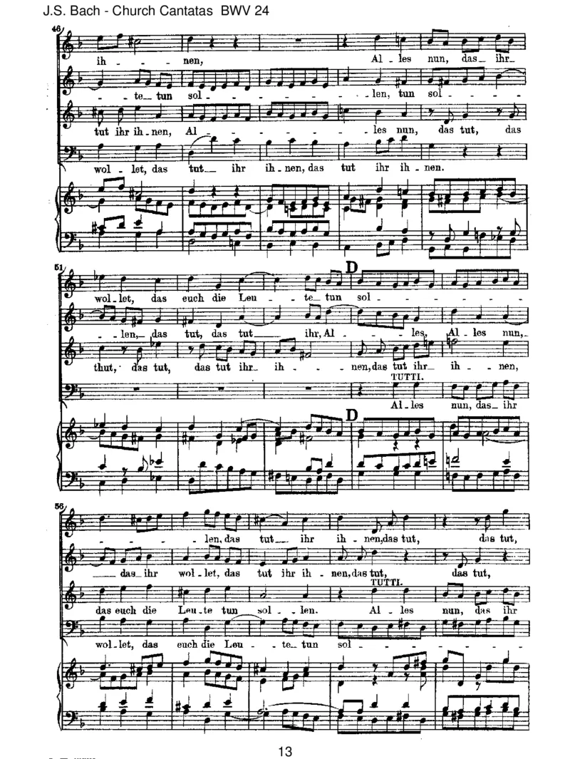 BWV24Einungef_rbtGem&uuml;te_一万首著名钢琴曲谱哈农贝多芬合集视频教学电子版高清无水印可打印_1古典钢琴知名音乐家谱_巴赫钢琴谱全集_J.S巴赫作品全集_JohannSebastianBach(1685-1750)巴赫