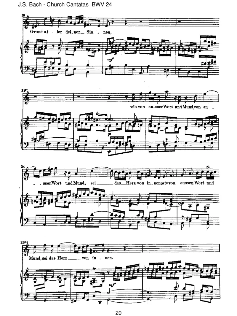 BWV24Einungef_rbtGem&uuml;te_一万首著名钢琴曲谱哈农贝多芬合集视频教学电子版高清无水印可打印_1古典钢琴知名音乐家谱_巴赫钢琴谱全集_J.S巴赫作品全集_JohannSebastianBach(1685-1750)巴赫