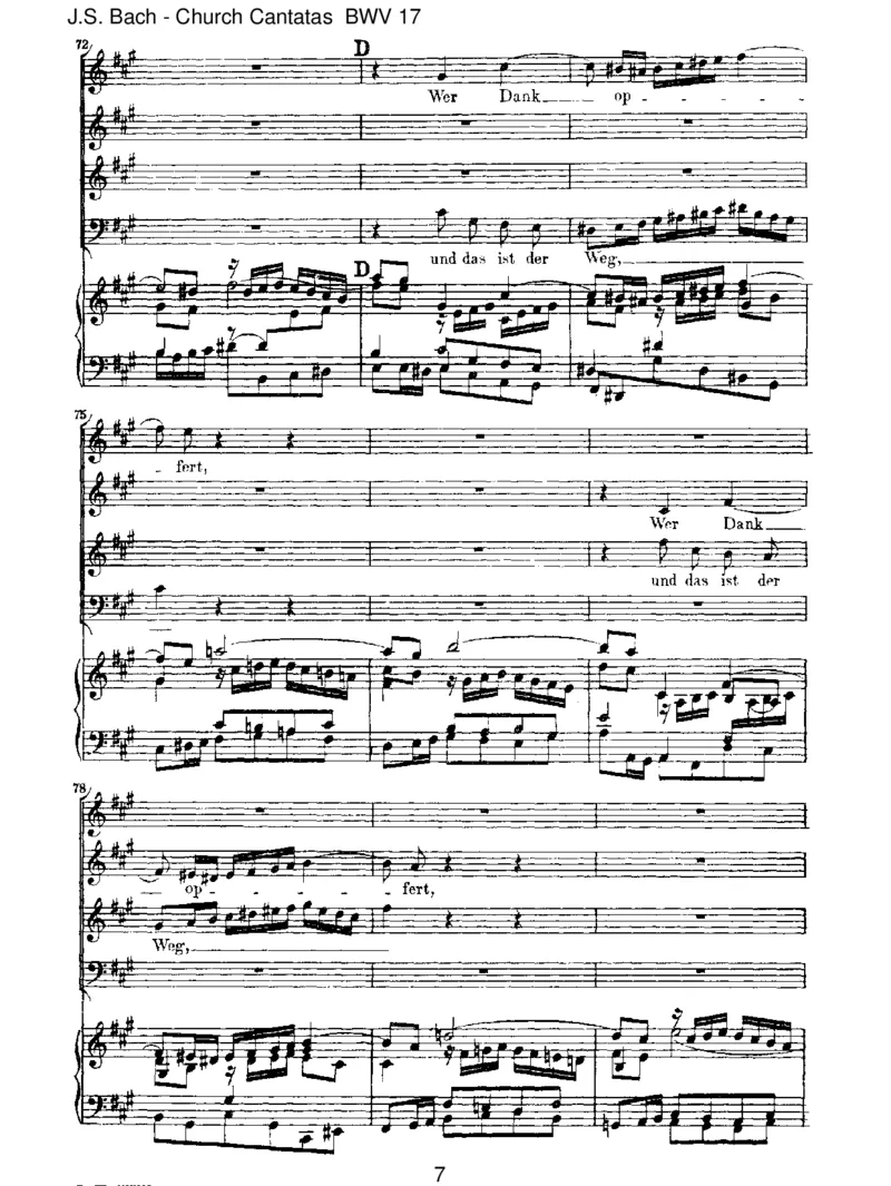 BWV17WerDankopfert,derpreisetmich_一万首著名钢琴曲谱哈农贝多芬合集视频教学电子版高清无水印可打印_1古典钢琴知名音乐家谱_巴赫钢琴谱全集_J.S巴赫作品全集