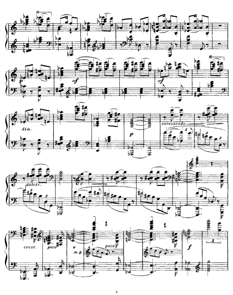 4Pieces,Op56_一万首著名钢琴曲谱哈农贝多芬合集视频教学电子版高清无水印可打印_1古典钢琴知名音乐家谱_斯克里亚宾钢琴谱全集_pieces