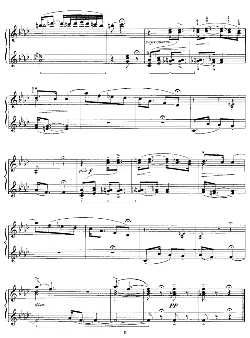 5HungarianFolkSongs_一万首著名钢琴曲谱哈农贝多芬合集视频教学电子版高清无水印可打印_1古典钢琴知名音乐家谱_李斯特钢琴谱全集_其他作品