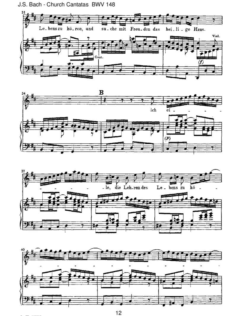 BWV148BringetdemHerrnEhreseinesNamens_一万首著名钢琴曲谱哈农贝多芬合集视频教学电子版高清无水印可打印_1古典钢琴知名音乐家谱_巴赫钢琴谱全集_J.S巴赫作品全集