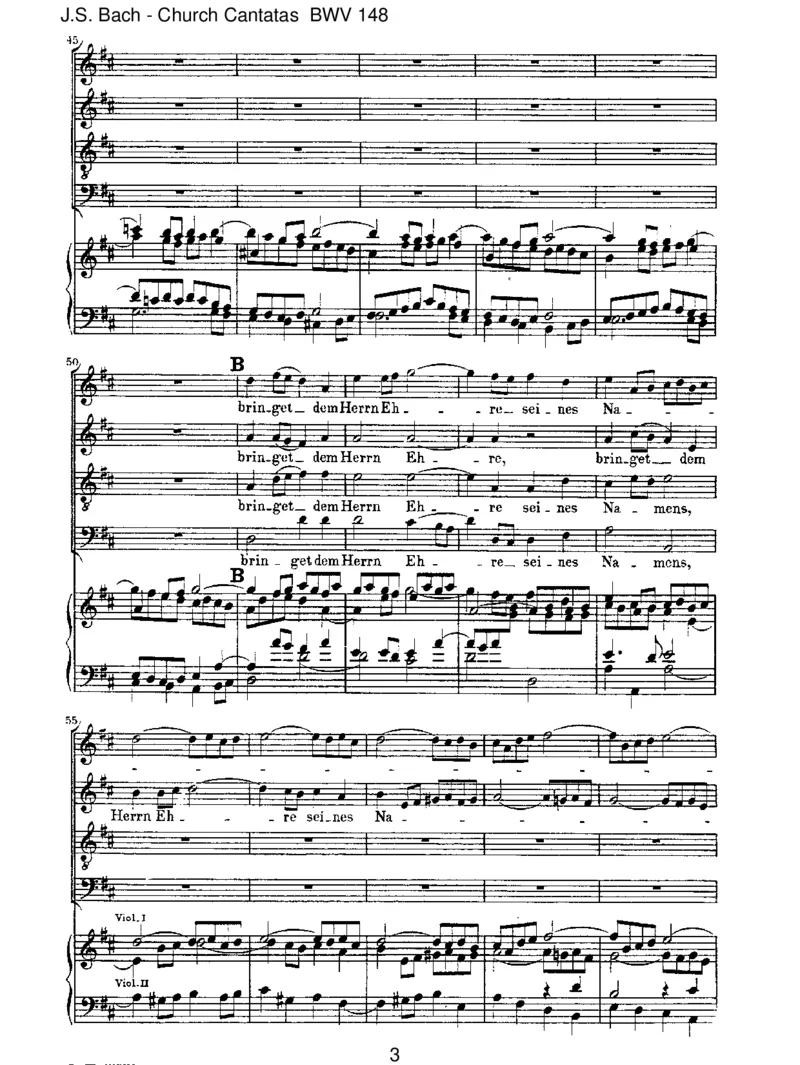 BWV148BringetdemHerrnEhreseinesNamens_一万首著名钢琴曲谱哈农贝多芬合集视频教学电子版高清无水印可打印_1古典钢琴知名音乐家谱_巴赫钢琴谱全集_J.S巴赫作品全集