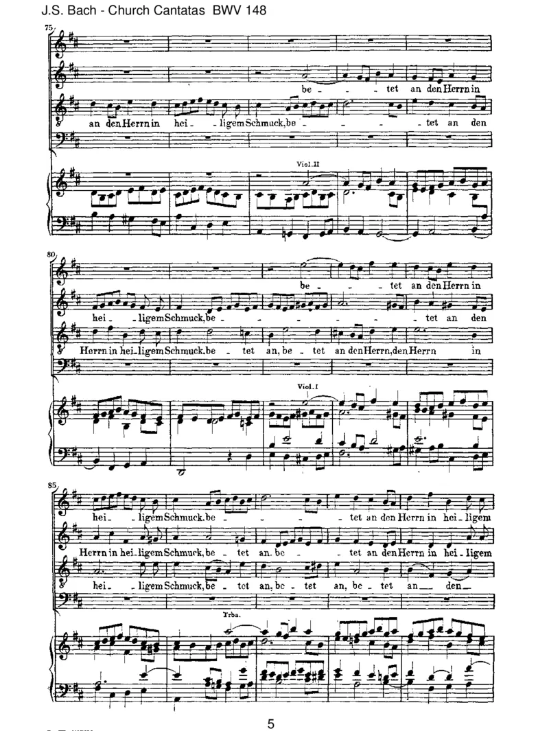 BWV148BringetdemHerrnEhreseinesNamens_一万首著名钢琴曲谱哈农贝多芬合集视频教学电子版高清无水印可打印_1古典钢琴知名音乐家谱_巴赫钢琴谱全集_J.S巴赫作品全集