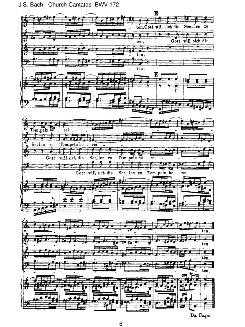 BWV172Erschallet,ihrLieder,erklinget,ihrSaiten!_一万首著名钢琴曲谱哈农贝多芬合集视频教学电子版高清无水印可打印_1古典钢琴知名音乐家谱_巴赫钢琴谱全集_J.S巴赫作品全集