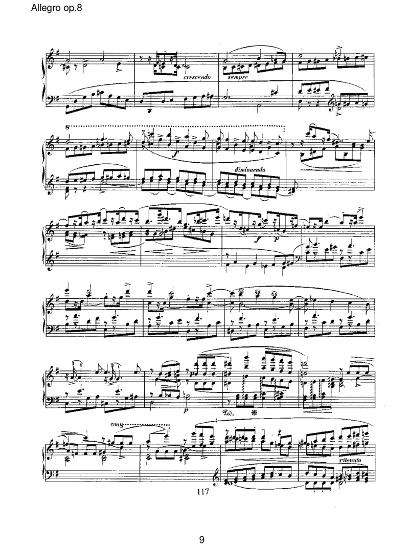 Allegroop.8_一万首著名钢琴曲谱哈农贝多芬合集视频教学电子版高清无水印可打印_1古典钢琴知名音乐家谱_舒曼钢琴谱全集_RobertSchumann罗伯特&middot;舒曼(1810-1856)