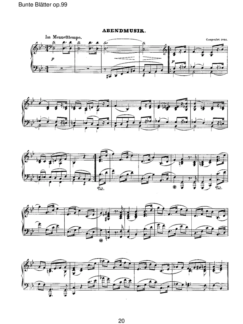 BunteBl_tterop.99_一万首著名钢琴曲谱哈农贝多芬合集视频教学电子版高清无水印可打印_1古典钢琴知名音乐家谱_舒曼钢琴谱全集_RobertSchumann罗伯特&middot;舒曼(1810-1856)