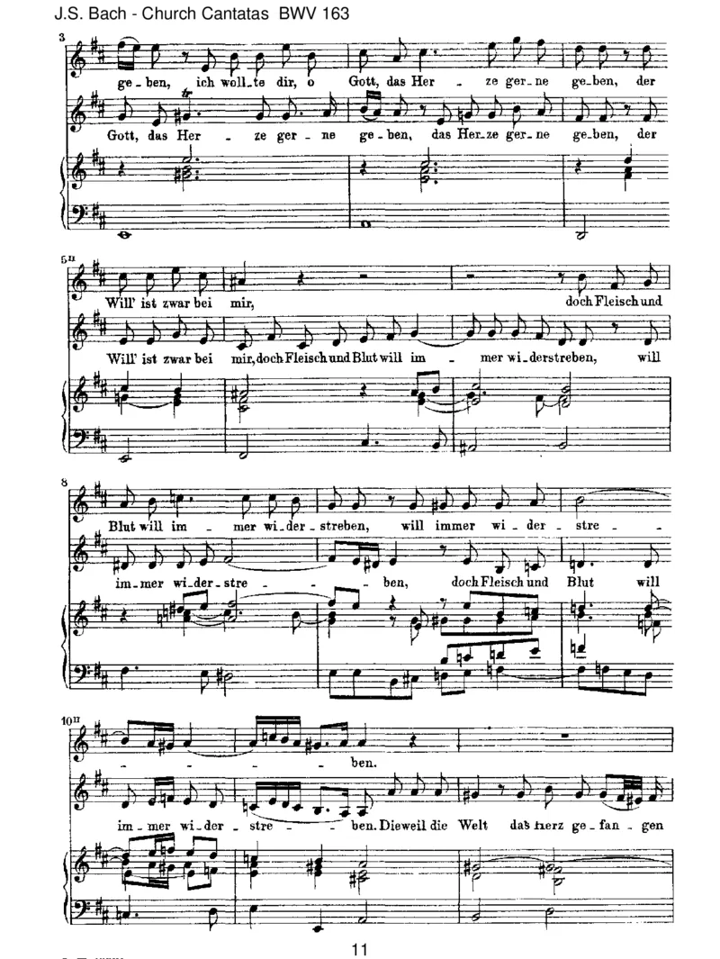 BWV163NurjedemdasSeine_一万首著名钢琴曲谱哈农贝多芬合集视频教学电子版高清无水印可打印_1古典钢琴知名音乐家谱_巴赫钢琴谱全集_J.S巴赫作品全集_JohannSebastianBach(1685-1750)巴赫