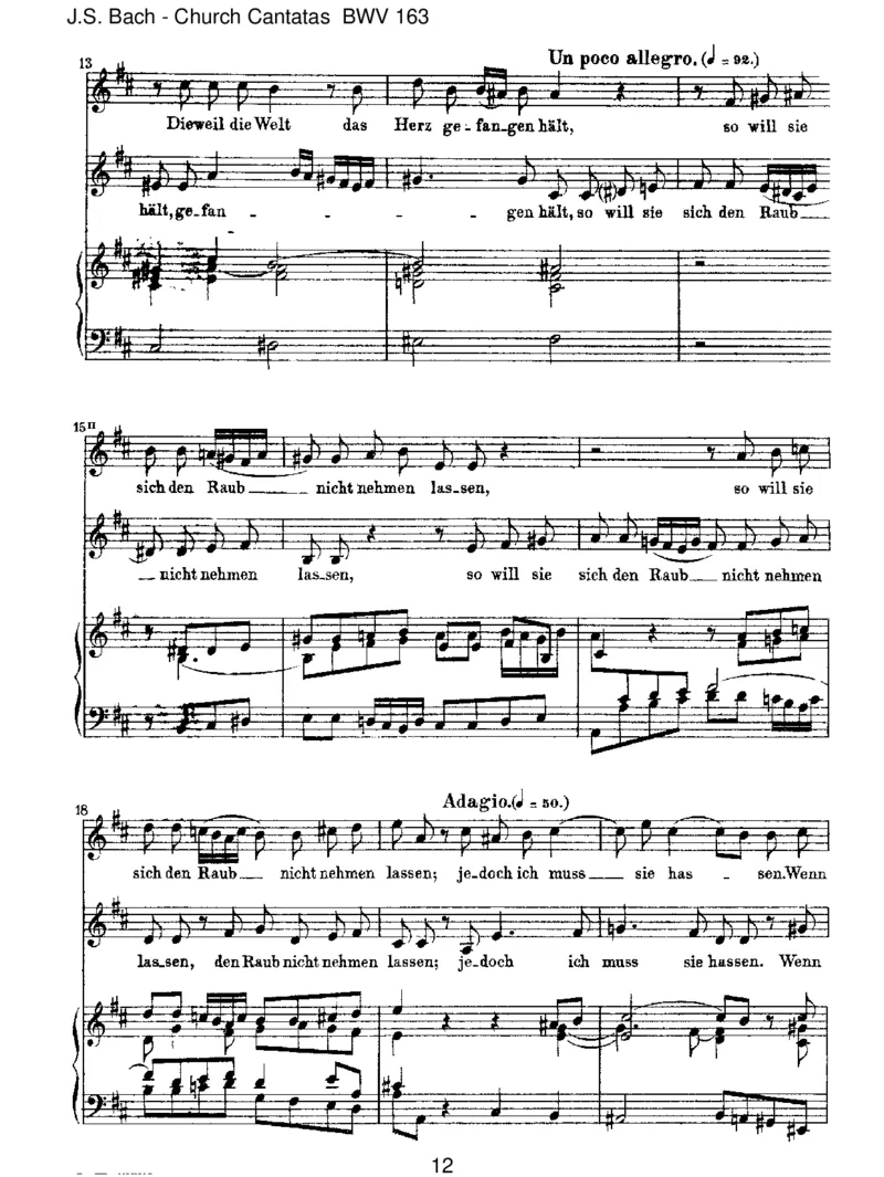 BWV163NurjedemdasSeine_一万首著名钢琴曲谱哈农贝多芬合集视频教学电子版高清无水印可打印_1古典钢琴知名音乐家谱_巴赫钢琴谱全集_J.S巴赫作品全集_JohannSebastianBach(1685-1750)巴赫