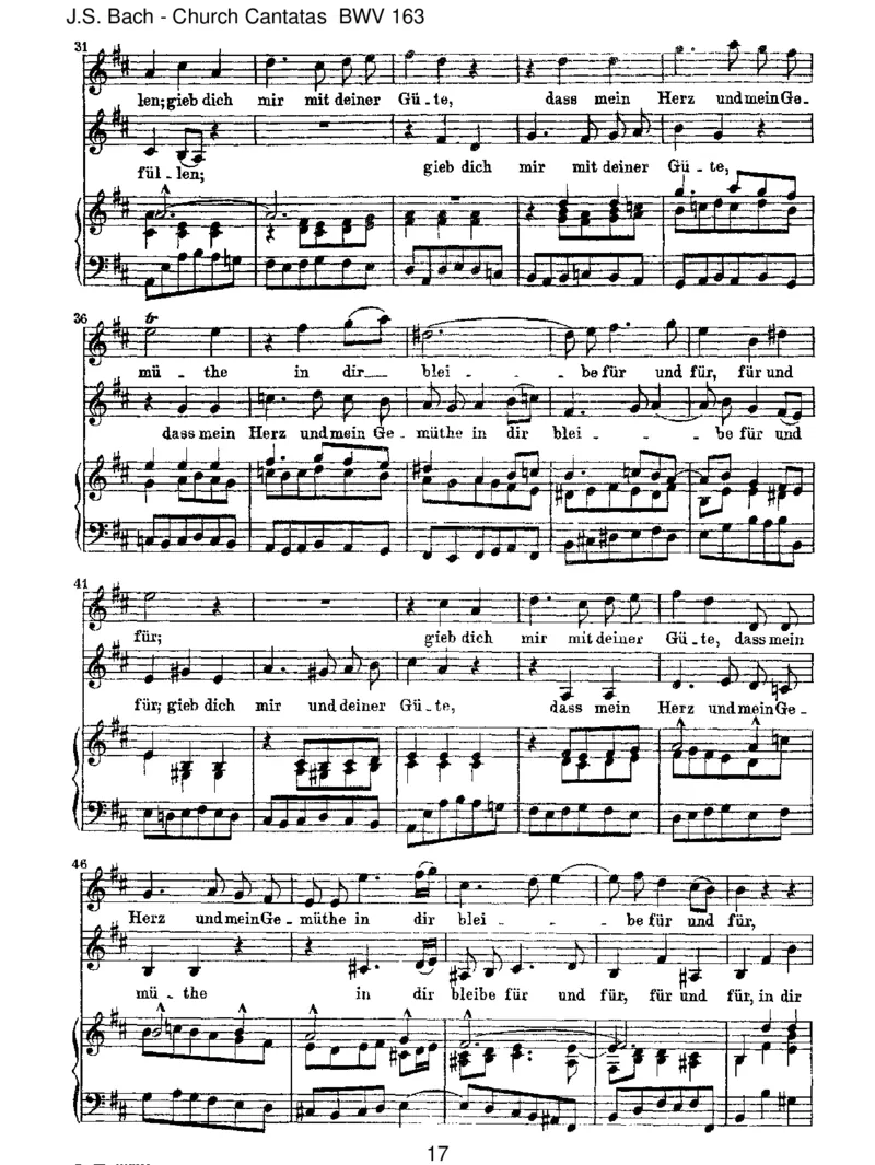 BWV163NurjedemdasSeine_一万首著名钢琴曲谱哈农贝多芬合集视频教学电子版高清无水印可打印_1古典钢琴知名音乐家谱_巴赫钢琴谱全集_J.S巴赫作品全集_JohannSebastianBach(1685-1750)巴赫