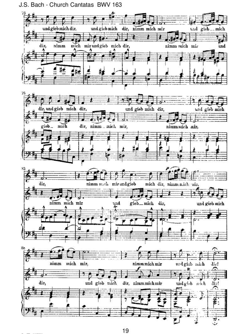 BWV163NurjedemdasSeine_一万首著名钢琴曲谱哈农贝多芬合集视频教学电子版高清无水印可打印_1古典钢琴知名音乐家谱_巴赫钢琴谱全集_J.S巴赫作品全集_JohannSebastianBach(1685-1750)巴赫