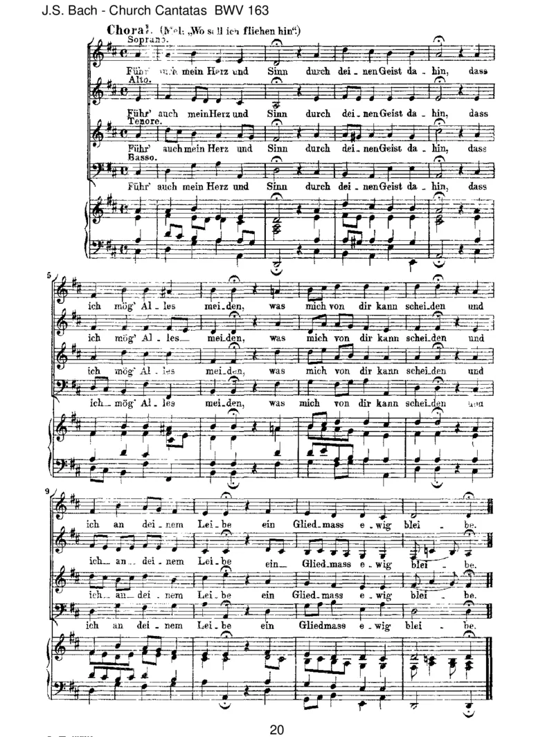 BWV163NurjedemdasSeine_一万首著名钢琴曲谱哈农贝多芬合集视频教学电子版高清无水印可打印_1古典钢琴知名音乐家谱_巴赫钢琴谱全集_J.S巴赫作品全集_JohannSebastianBach(1685-1750)巴赫