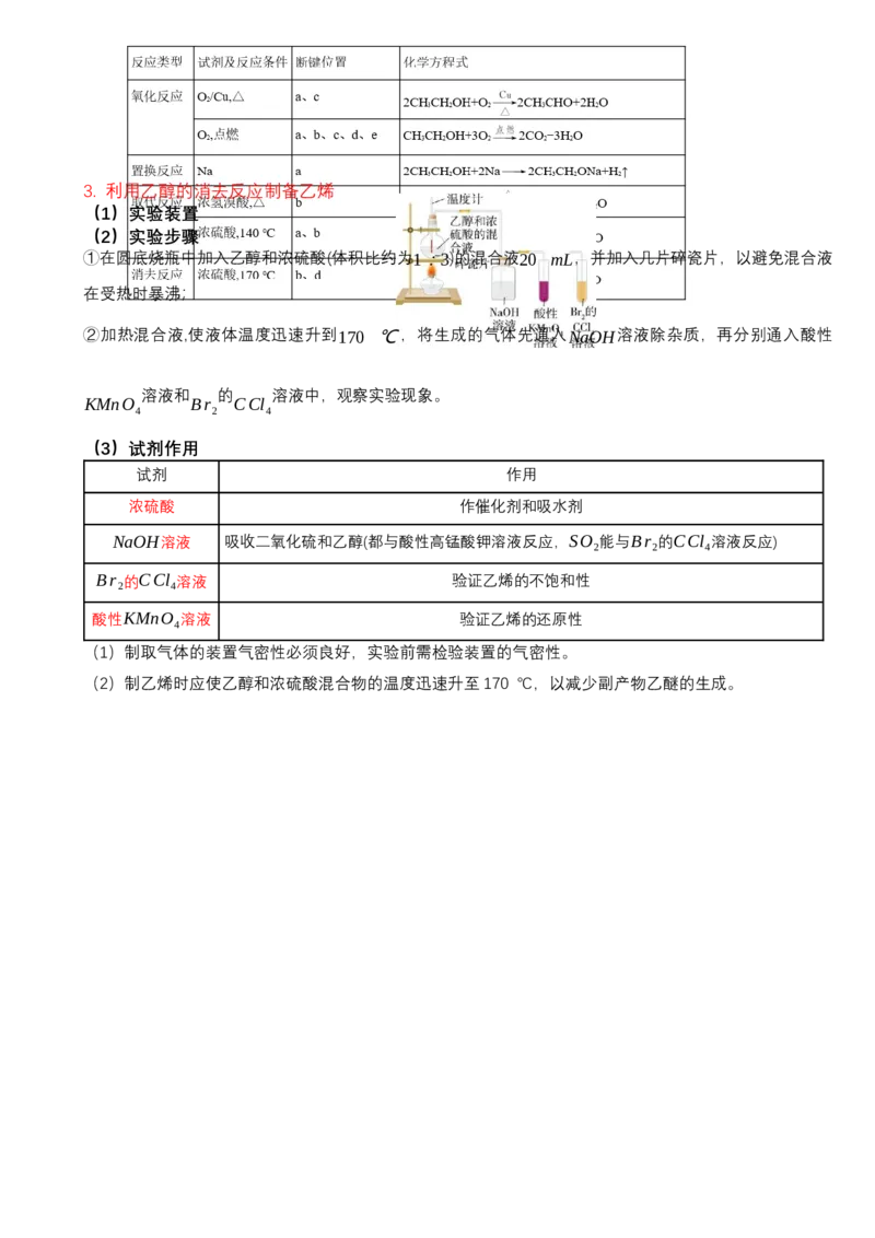 高二化学人教版（2019）选择性必修3知识清单_E015高中全科试卷_化学试题_选修3_5.新版人教版高中化学试卷选择性必修3_6.知识汇总