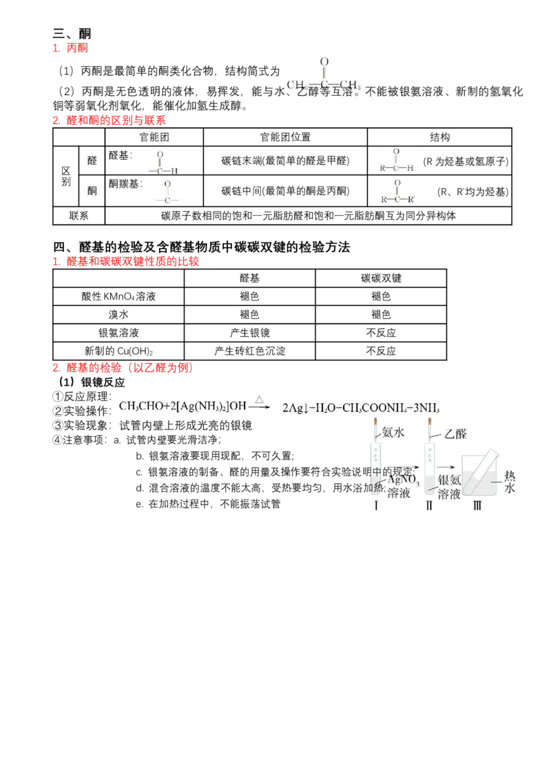 高二化学人教版（2019）选择性必修3知识清单_E015高中全科试卷_化学试题_选修3_5.新版人教版高中化学试卷选择性必修3_6.知识汇总