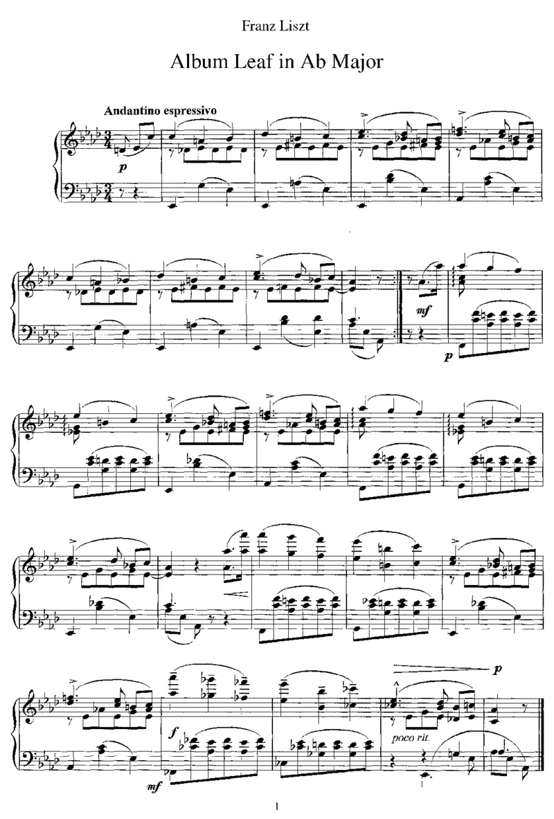 AlbumLeafinAb(2)_一万首著名钢琴曲谱哈农贝多芬合集视频教学电子版高清无水印可打印_1古典钢琴知名音乐家谱_李斯特钢琴谱全集_其他作品