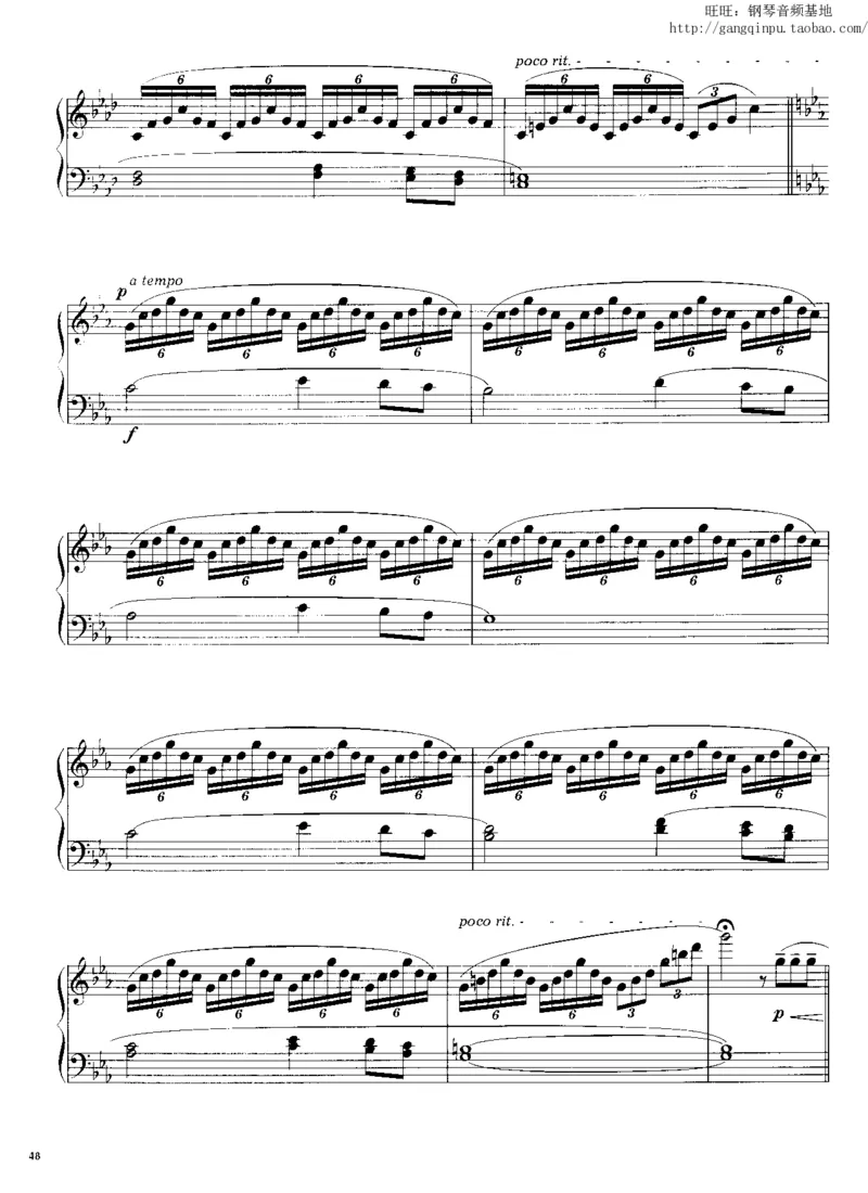 45、钢琴故事1（45页，共10首）_一万首著名钢琴曲谱哈农贝多芬合集视频教学电子版高清无水印可打印_3流行音乐谱_流行钢琴谱合集形式_高清PDF无水印