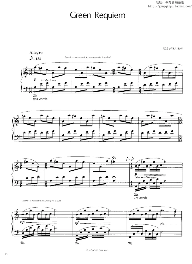 45、钢琴故事1（45页，共10首）_一万首著名钢琴曲谱哈农贝多芬合集视频教学电子版高清无水印可打印_3流行音乐谱_流行钢琴谱合集形式_高清PDF无水印