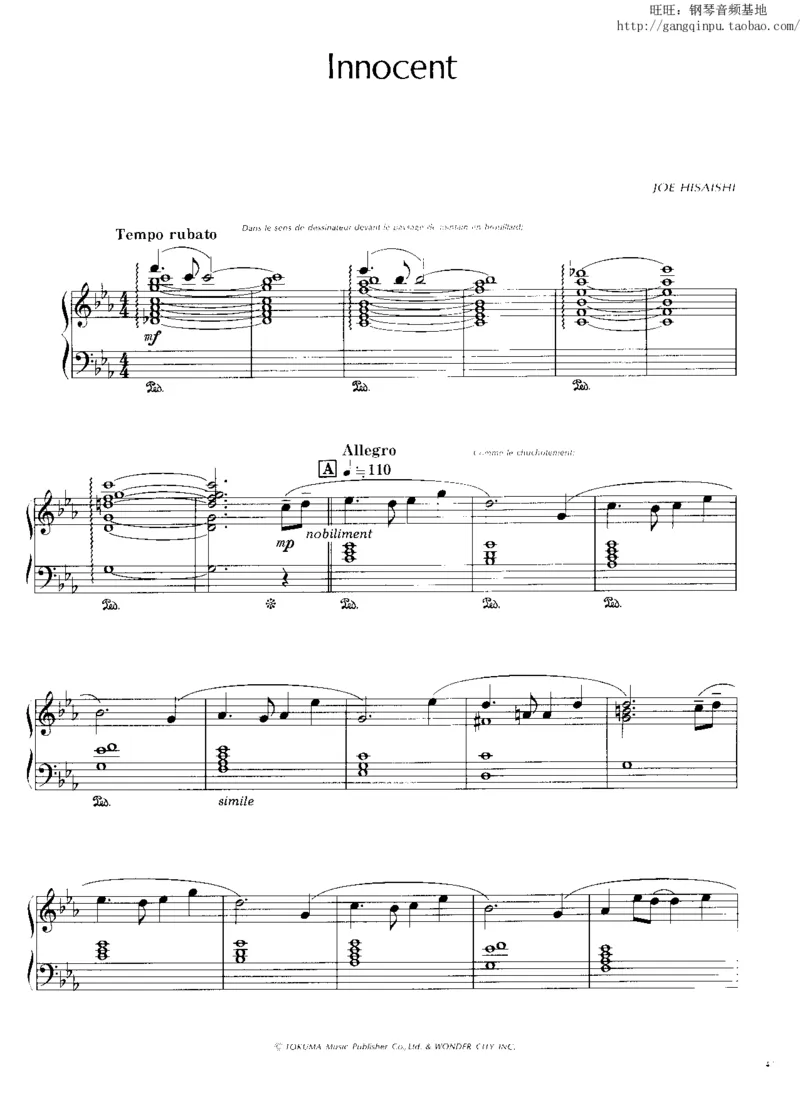 45、钢琴故事1（45页，共10首）_一万首著名钢琴曲谱哈农贝多芬合集视频教学电子版高清无水印可打印_3流行音乐谱_流行钢琴谱合集形式_高清PDF无水印