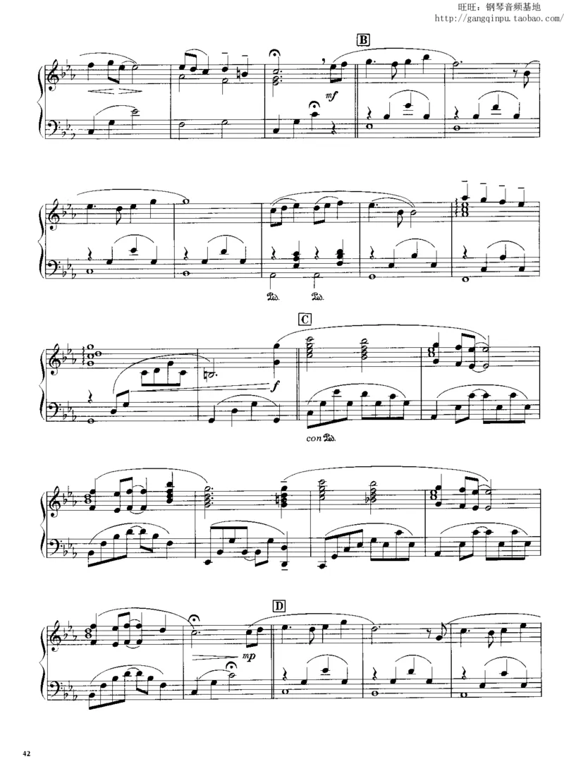 45、钢琴故事1（45页，共10首）_一万首著名钢琴曲谱哈农贝多芬合集视频教学电子版高清无水印可打印_3流行音乐谱_流行钢琴谱合集形式_高清PDF无水印