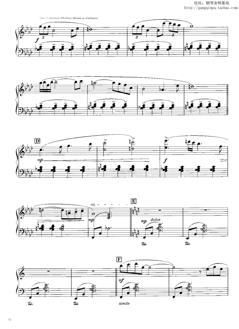 45、钢琴故事1（45页，共10首）_一万首著名钢琴曲谱哈农贝多芬合集视频教学电子版高清无水印可打印_3流行音乐谱_流行钢琴谱合集形式_高清PDF无水印