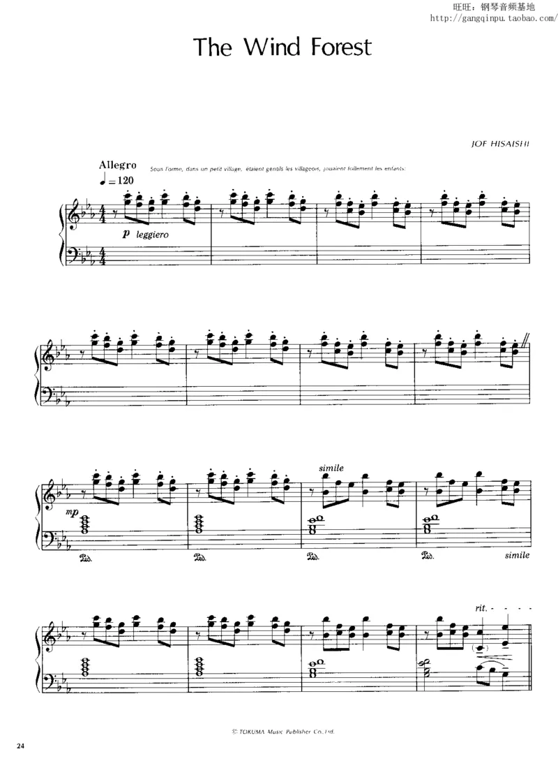 45、钢琴故事1（45页，共10首）_一万首著名钢琴曲谱哈农贝多芬合集视频教学电子版高清无水印可打印_3流行音乐谱_流行钢琴谱合集形式_高清PDF无水印