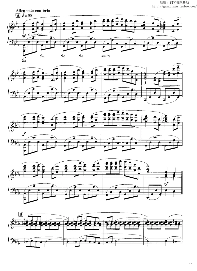 45、钢琴故事1（45页，共10首）_一万首著名钢琴曲谱哈农贝多芬合集视频教学电子版高清无水印可打印_3流行音乐谱_流行钢琴谱合集形式_高清PDF无水印