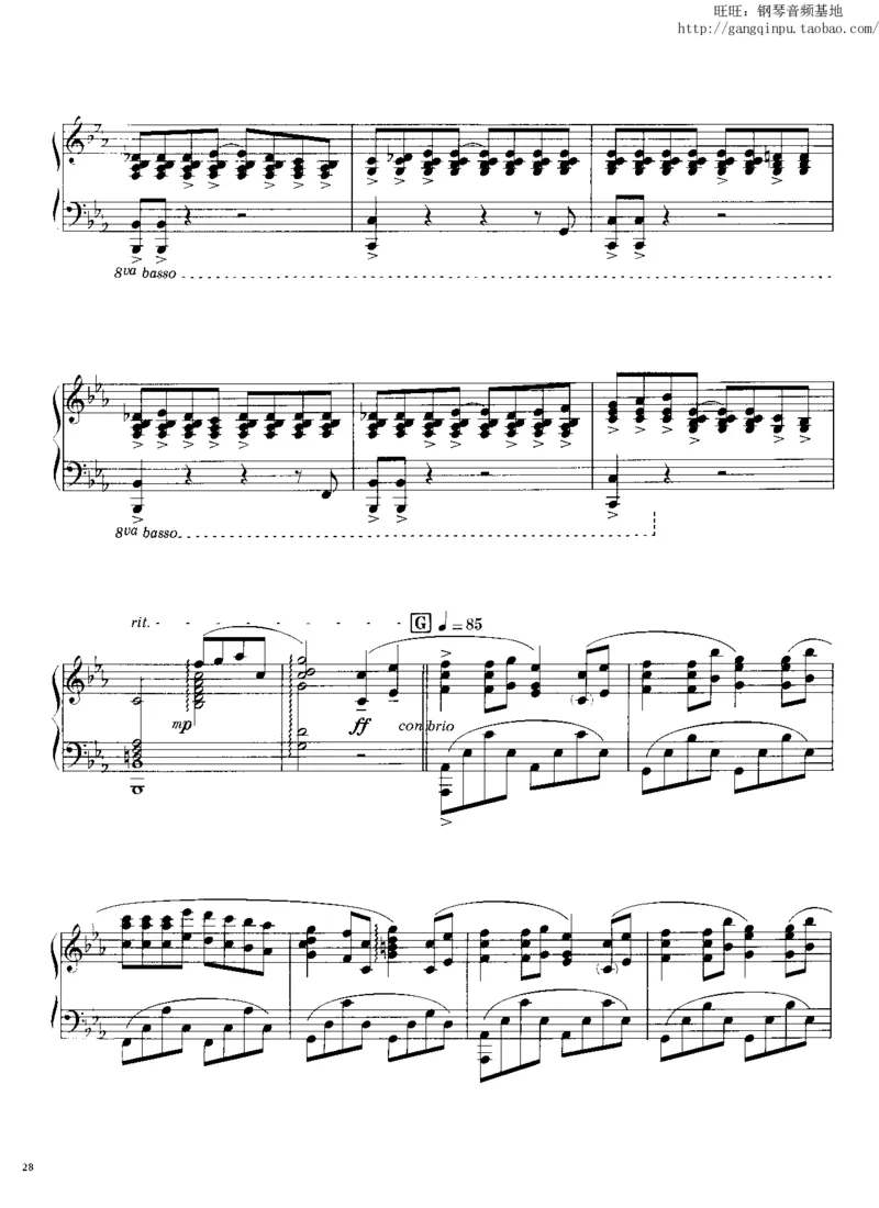 45、钢琴故事1（45页，共10首）_一万首著名钢琴曲谱哈农贝多芬合集视频教学电子版高清无水印可打印_3流行音乐谱_流行钢琴谱合集形式_高清PDF无水印