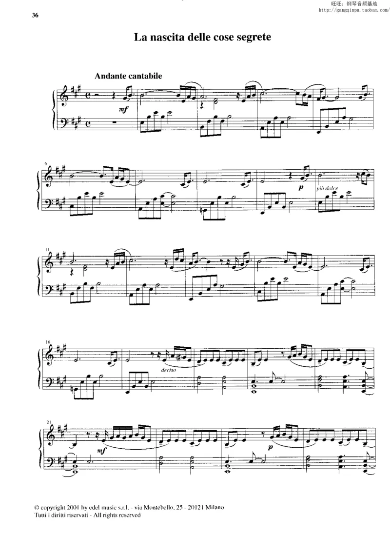 33、意大利钢琴家LudovicoEinaudi《天空》（66页，共12首）_一万首著名钢琴曲谱哈农贝多芬合集视频教学电子版高清无水印可打印_3流行音乐谱_流行钢琴谱合集形式_高清PDF无水印