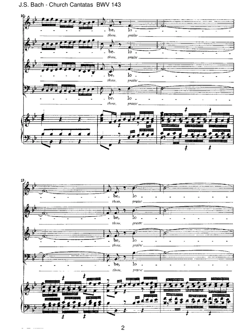 BWV143LobedenHerrn,meineSeele_一万首著名钢琴曲谱哈农贝多芬合集视频教学电子版高清无水印可打印_1古典钢琴知名音乐家谱_巴赫钢琴谱全集_J.S巴赫作品全集_JohannSebastianBach(1685-1750)巴赫