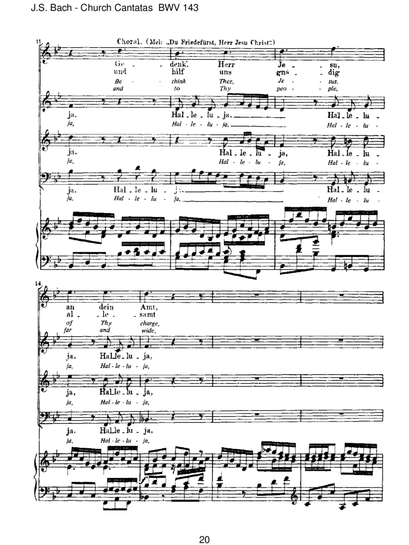 BWV143LobedenHerrn,meineSeele_一万首著名钢琴曲谱哈农贝多芬合集视频教学电子版高清无水印可打印_1古典钢琴知名音乐家谱_巴赫钢琴谱全集_J.S巴赫作品全集_JohannSebastianBach(1685-1750)巴赫