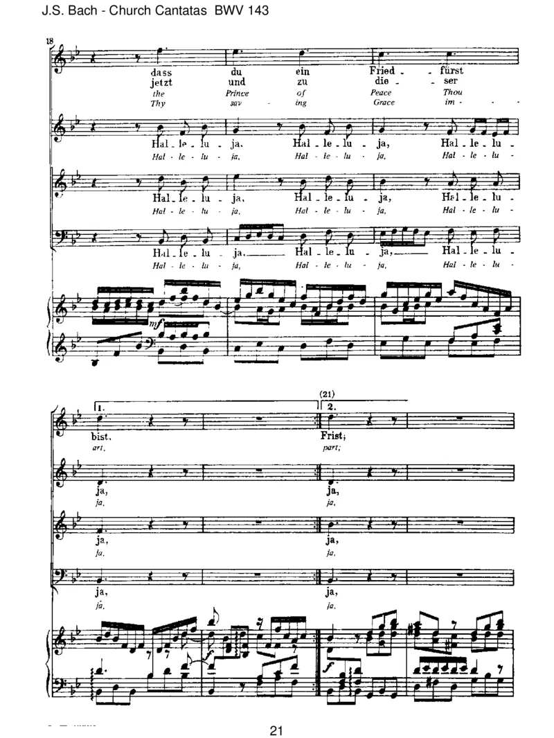 BWV143LobedenHerrn,meineSeele_一万首著名钢琴曲谱哈农贝多芬合集视频教学电子版高清无水印可打印_1古典钢琴知名音乐家谱_巴赫钢琴谱全集_J.S巴赫作品全集_JohannSebastianBach(1685-1750)巴赫