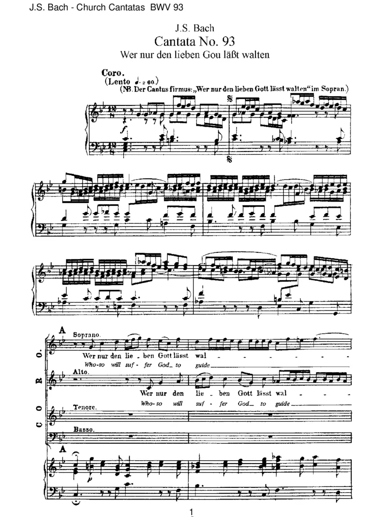 BWV93WernurdenliebenGottl_sstwalten_一万首著名钢琴曲谱哈农贝多芬合集视频教学电子版高清无水印可打印_1古典钢琴知名音乐家谱_巴赫钢琴谱全集_J.S巴赫作品全集