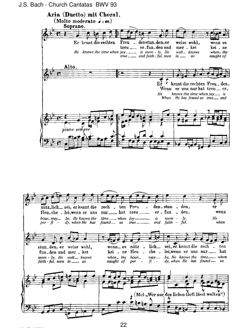 BWV93WernurdenliebenGottl_sstwalten_一万首著名钢琴曲谱哈农贝多芬合集视频教学电子版高清无水印可打印_1古典钢琴知名音乐家谱_巴赫钢琴谱全集_J.S巴赫作品全集